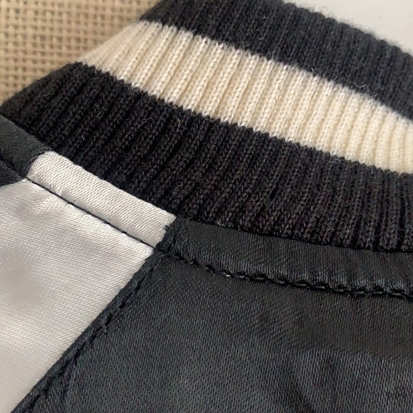 Vintage satin reversible souvenir Geisha bomber - Picture 8 of 14